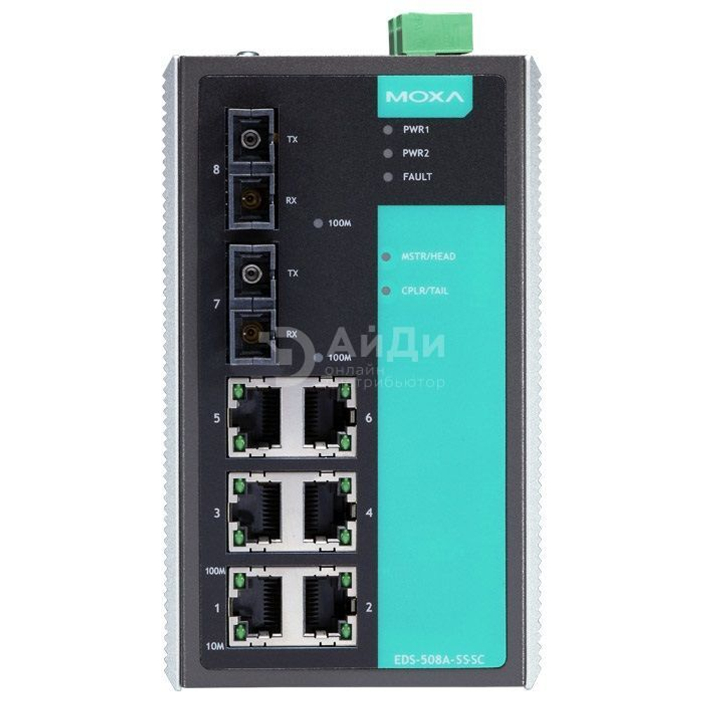 Коммутатор MOXA EDS-508A-SS-SC-80