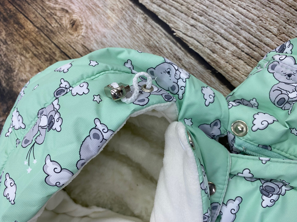 Комбинезон-трасформер детский 2в1 "Мишутка" , модель: 72-18 (Цвет: Песочный, Размер: 80)