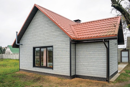 Сайдинг Ю-Ппласт Хокла ВИНТАЖ Пепел 0,5м2