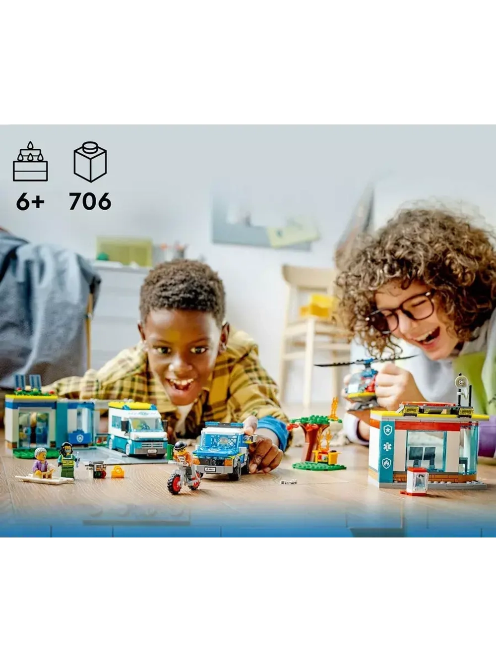 Лего Штаб аварийных транспортных средств 60371 Lego City