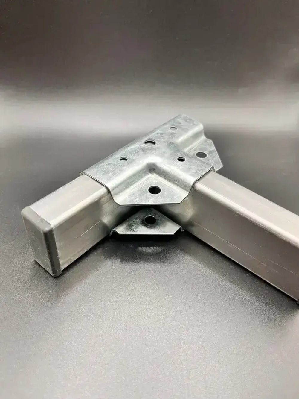 Крепеж теплиц Т-образный для труб 20х20мм, подойдет и под 40х20мм, подходит для теплицы и стеллажа, 10 пар- толщина металла 1.2мм