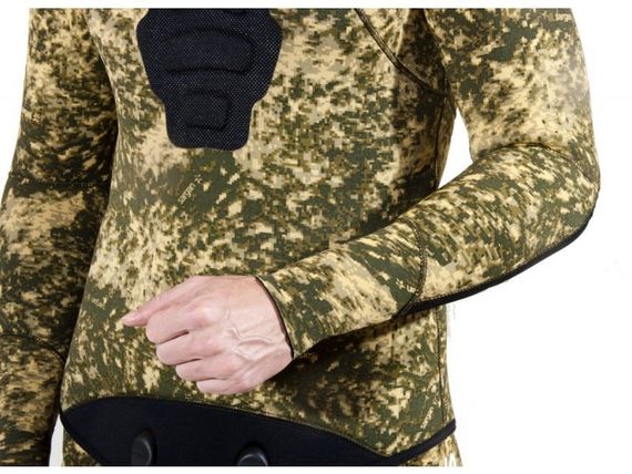 Гидрокостюм Sargan Урал камуфляж "Стрелолист" песчаный 5мм