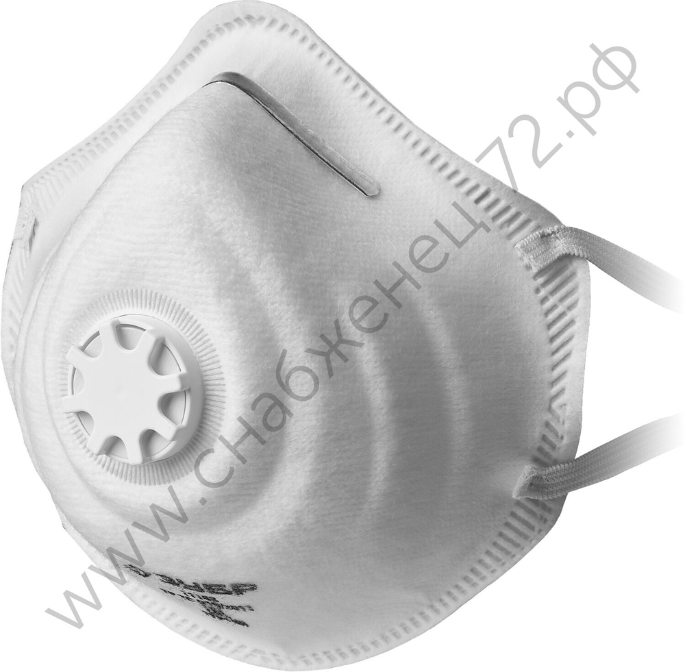 ЗУБР ФК-80 класс защиты FFP1, коническая, с клапаном выдоха, фильтрующая полумаска (11163)