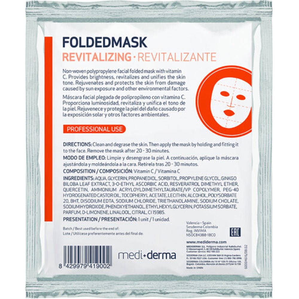 FOLDED MASK Revitalizing – Маска ревитализирующая для лица, 1 шт.