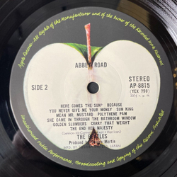 Винтажная виниловая пластинка LP The Beatles Abbey Road (Japan 1973) (No Obi) Here Comes The Sun