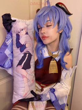 Мини дакимакура Киллуа Золдик и Гон Фрикс из Охотник х Охотник арт. M0875, 60х20 см