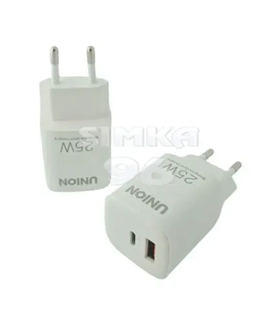 СЗУ 1 выход USB 3.0A UNION CH 056 + 1выход Type-C 3.0A 25W