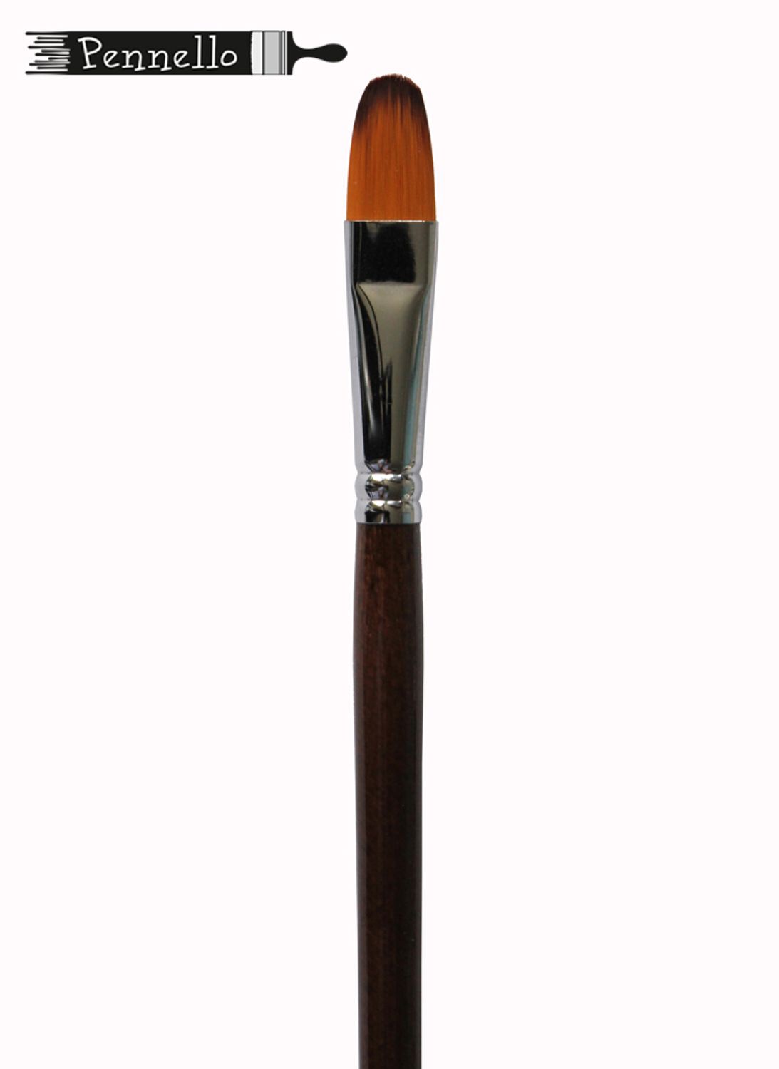 кисть Pennello DELUXE синтетика овальная №14 длинная ручка