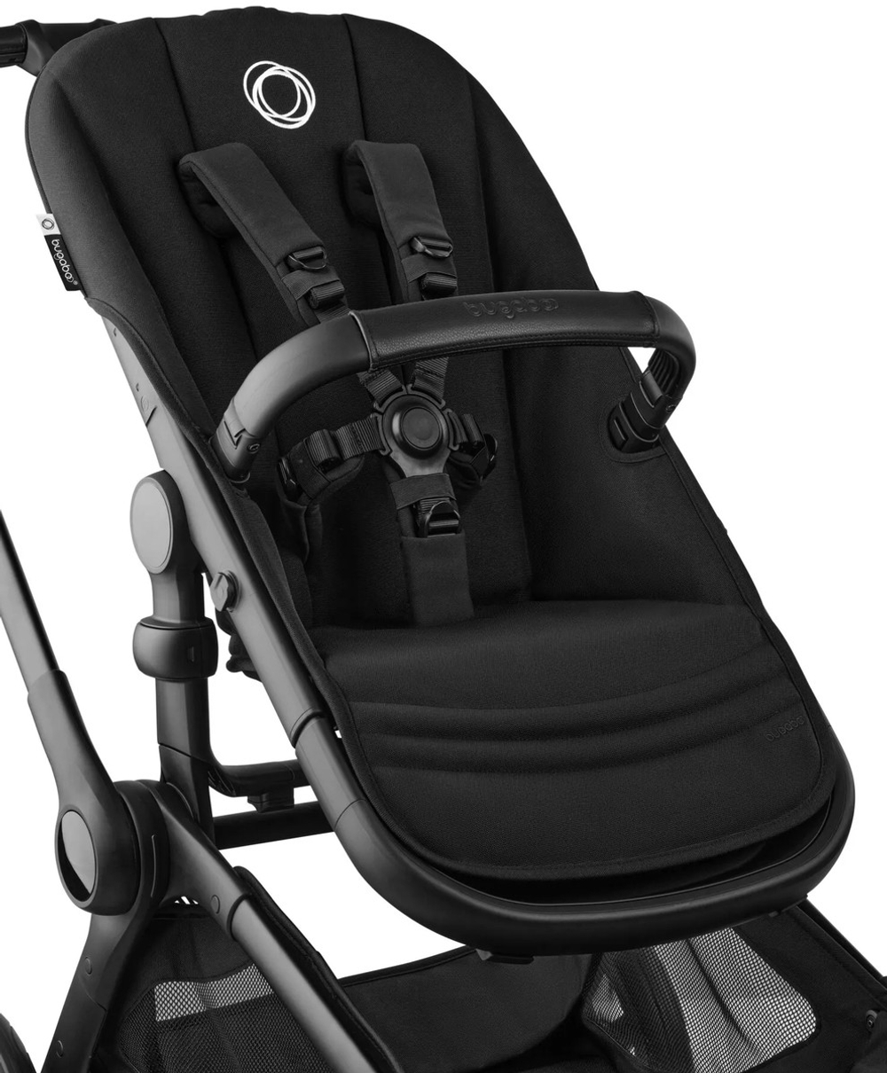 Коляска без капюшона Bugaboo Fox 5 Renew base 2 в 1 Black/Heritage Black