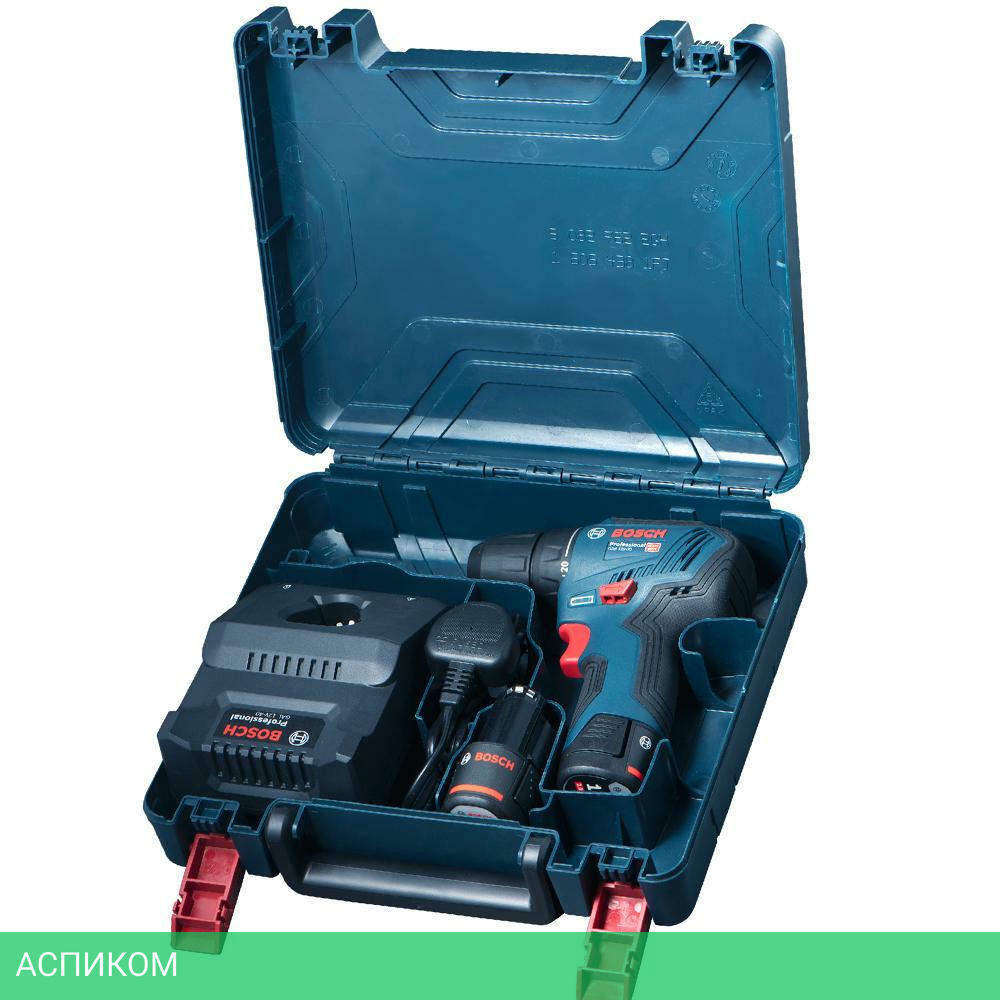 Дрель-шуруповерт Bosch GSR 12V-30 Professional с 2-мя АКБ, кейс (06019G9000)
