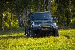 Бампер силовой передний BMS ALFA для УАЗ Патриот