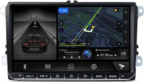 Магнитола для Volkswagen T5, T6, Tiguan, Passat, Polo, Jetta, Amarok, Golf и др., Skoda Fabia, Rapid - Canbox VW Android 10, Быстрая, Carplay, 4G SIM-слот