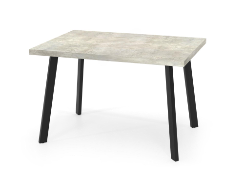 Стол Дублин 32 CRAFT нераздвижной В2, ЛДСП (1070*700) Цемент светлый / Черный