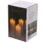 Сувенир с подсветкой «Свеча - Ночной огонь» 7,5*10 см (работает от батареек 3 ААА)