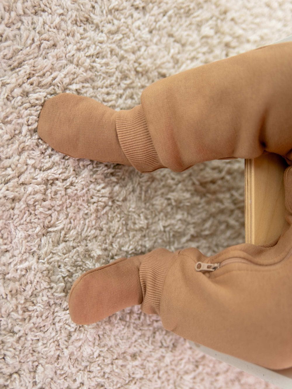 Носочки из футера "Песок" 0+