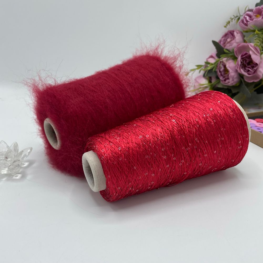 Набор № 77 Альпака + Пайетки