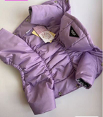 Зимний комбинезон для собак с капюшоном (девочка)