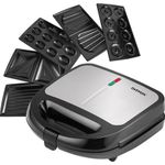 Мультипекарь 6 в 1, вафельница/гриль/орешница/сэндвич/пончики/печенье, 6 съемных панелей, 750 Вт, DASWERK, MB-2, 456332