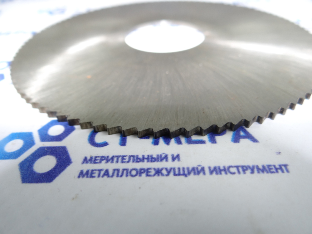 Фреза отрезная по металлу 100х1.8х27мм z=100 без фаски без ш/п