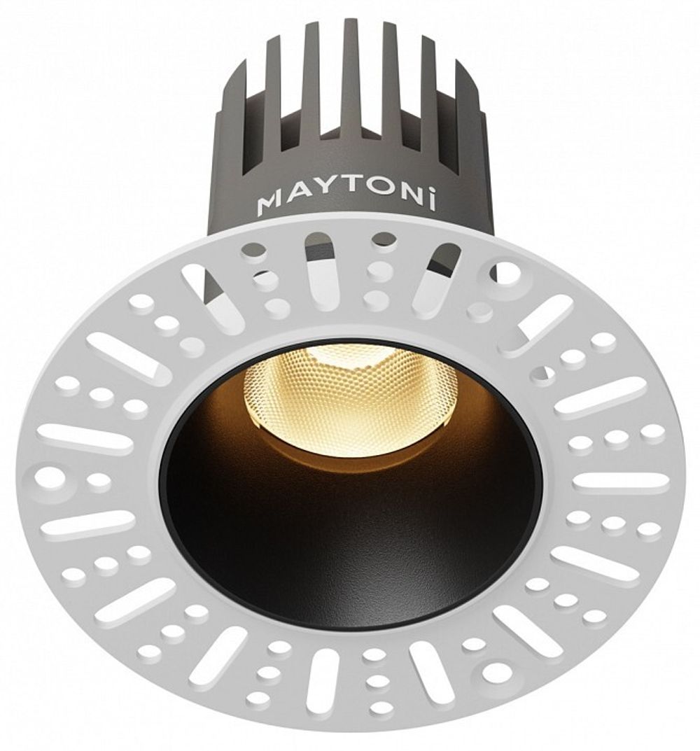 Встраиваемый светильник Maytoni  DL124-10W-2.7K-TRS-B