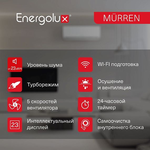 Классическая система кондиционирования Murren SAS24MR1-A/SAU24MR1-A — (4)