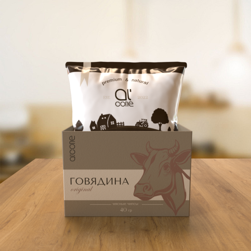 Мясные чипсы Говядина Орегано