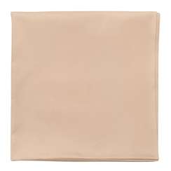 Скатерть бежевого цвета с фактурным жаккардовым рисунком из хлопка Essential, 180х180 см