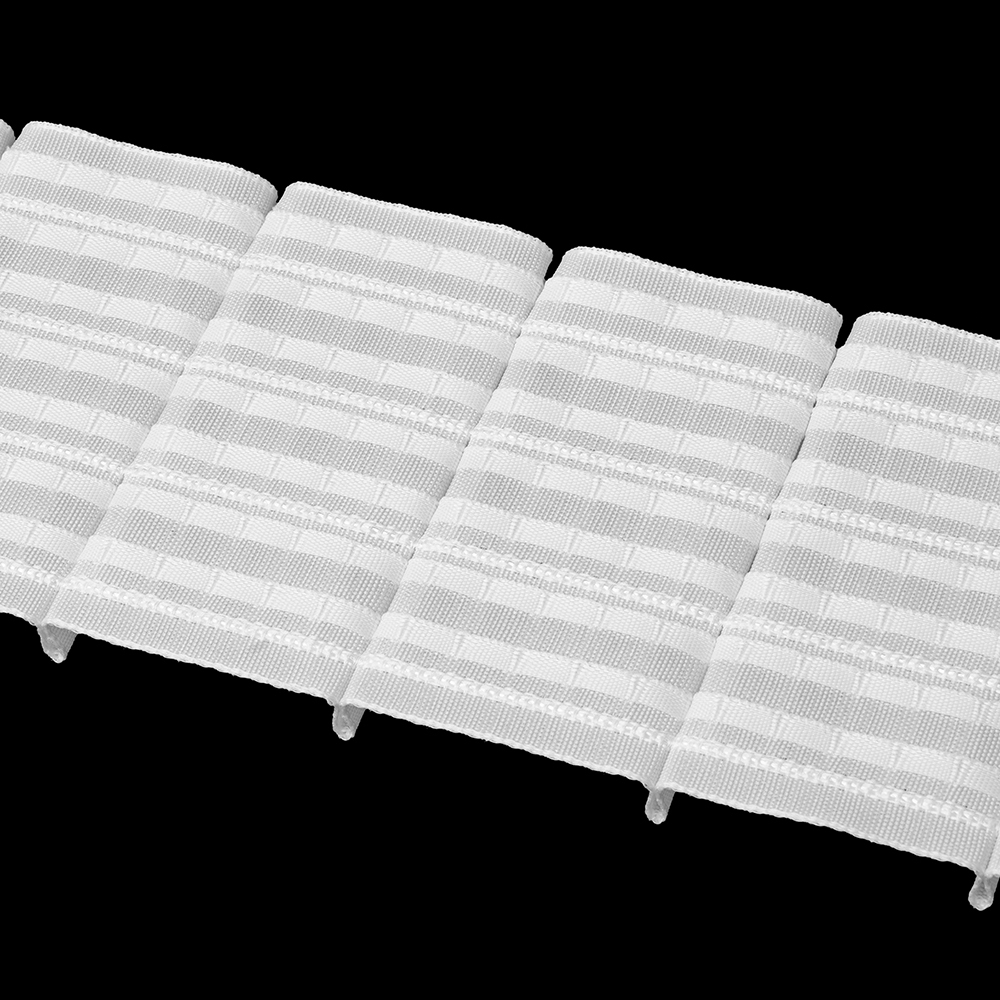 Шторная лента Oz-Is арт. 4381 Р, коэф сборки 1:1,5, цвет белый (ширина 90 mm)