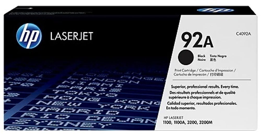 Картриджи HP C4092A черный