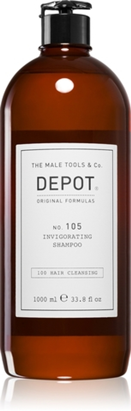 DEPOT 100 HAIR CLEANSING NO. 105 INVIGORATING SHAMPOO - шампунь, укрепляющий против выпадения волос, 1000 ml