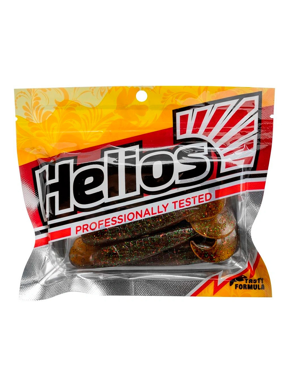 Твистер несъедобный Helios Long Hybrid 3,55"/9,0 см MIX 100шт. (HS-15-031-N)