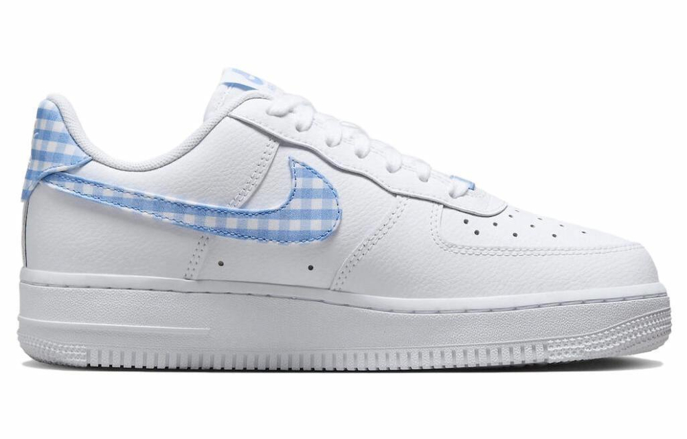 Кроссовки Nike Air Force 1 Low "Blue Gingham" (Женская размерная сетка)