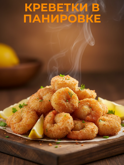 Креветка в панировке хрустящие "А.Эсперсен" 1 кг (Россия)