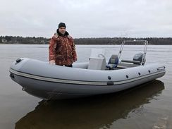 Надувная лодка ProfMarine RIB 550 с алюминиевым корпусом