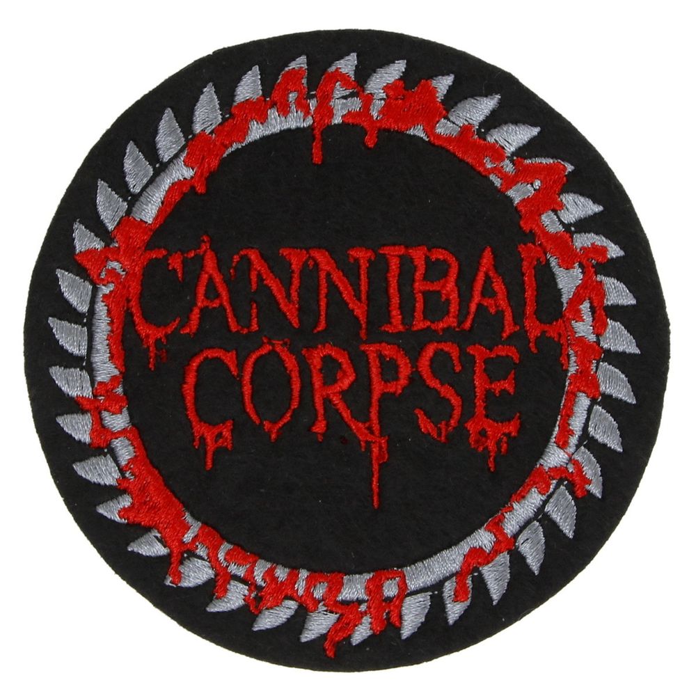 Нашивка с вышивкой группы Cannibal Corpse