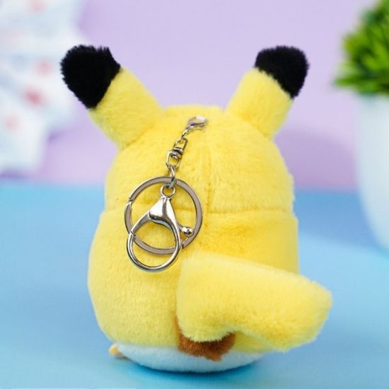 Мягкий брелок "Пингвин в костюме пикачу "10 см