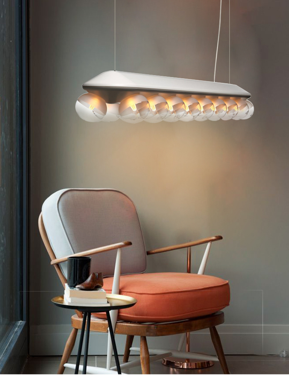 Подвесной дизайнерский светильник  Prop Light double horizontal by Moooi