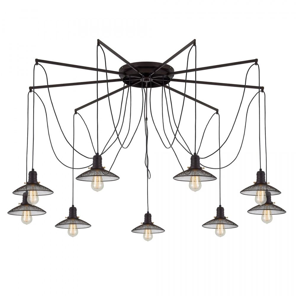 Citilux Эдисон CL451292 Люстра паук Венге