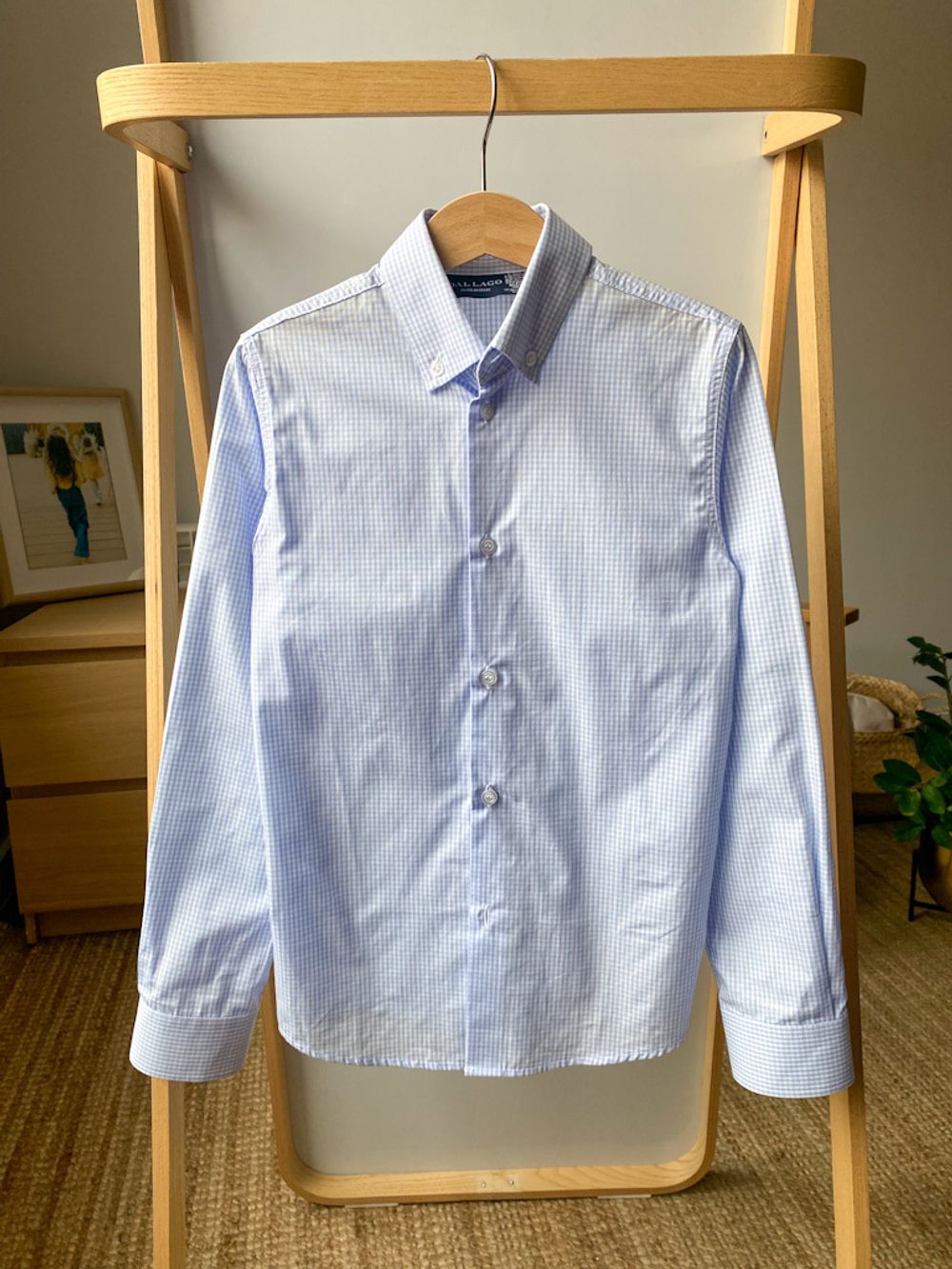 Новая хлопковая рубашка Dal Lago, 128