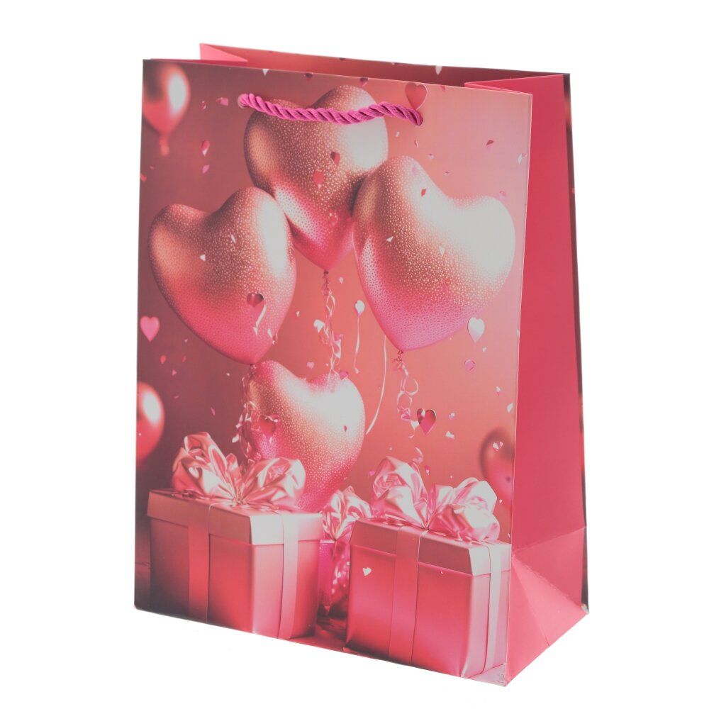 GAEM Пакет подарочный S (бумага 210г/м2, блок микс 12шт), L17,5 W9 H24 см, 4в.