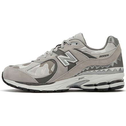 Кроссовки New Balance 2002R Apes Together Strong - Grey Camo x BAPE