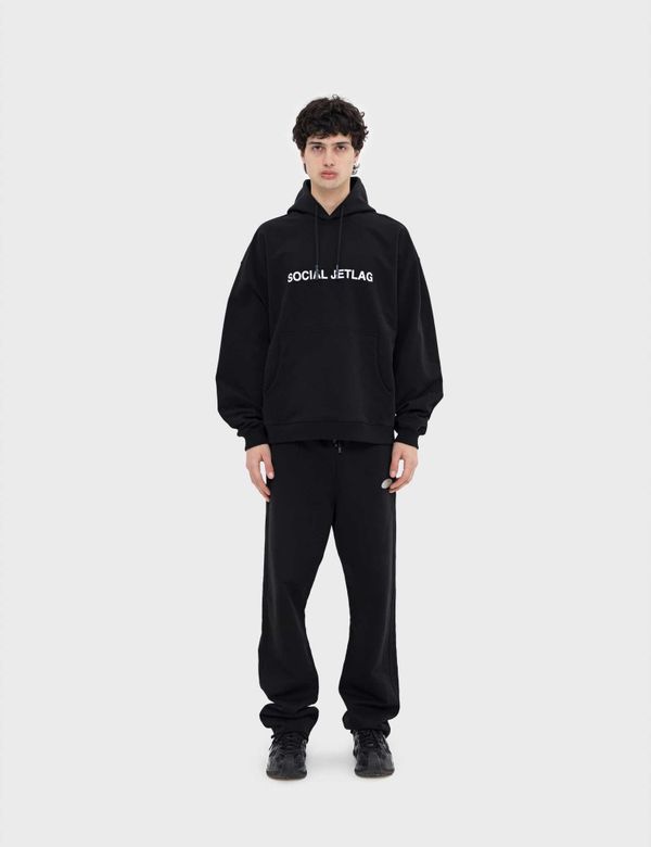 Худи SOCIAL JETLAG SS22 Черный - фото 3