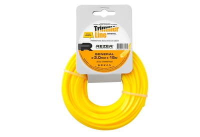 Триммерная леска квадрат GENERAL D=3,0 мм L=15 м