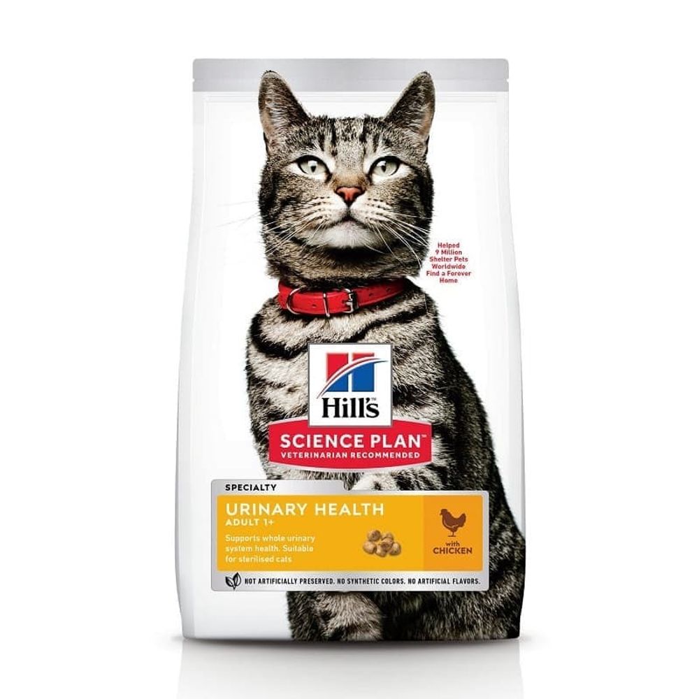 Hill&#39;s SP Urinary Health 7кг корм для взрослых кошек, склонных к МКБ