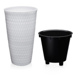 Кашпо "Kerama" с внутренней вставкой высокое 15,5 л цвет в ассортименте