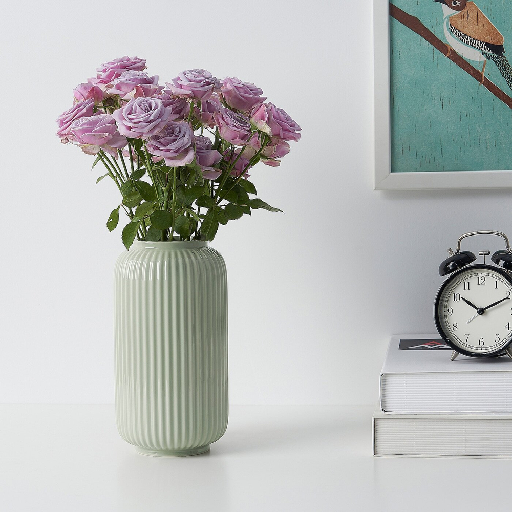 IKEA STILREN  (ИКЕА СТИЛРЕН)  -  Ваза, светло-бирюзовый, 22 см
