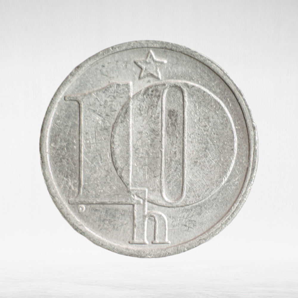 Czechoslovakia, 10 Haléřů, 1983, VF