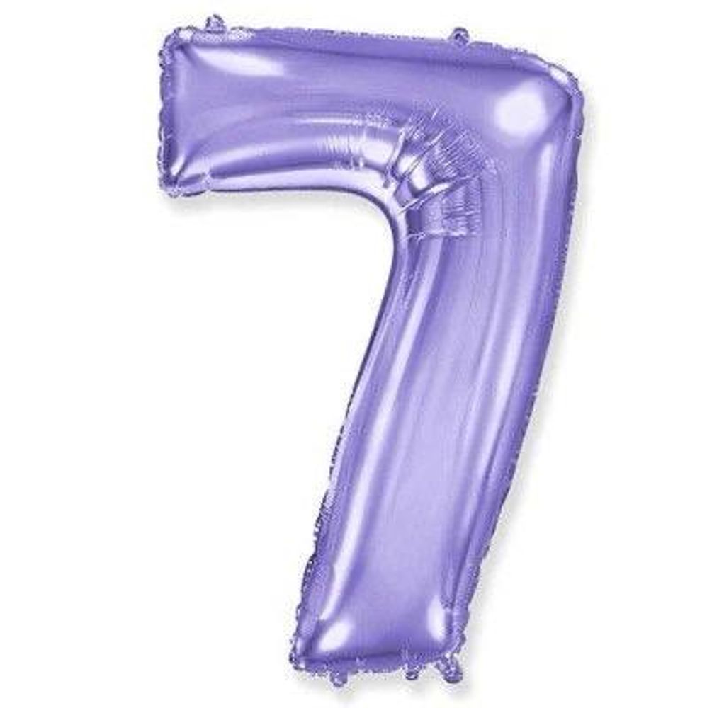 Цифра "7" Сирень