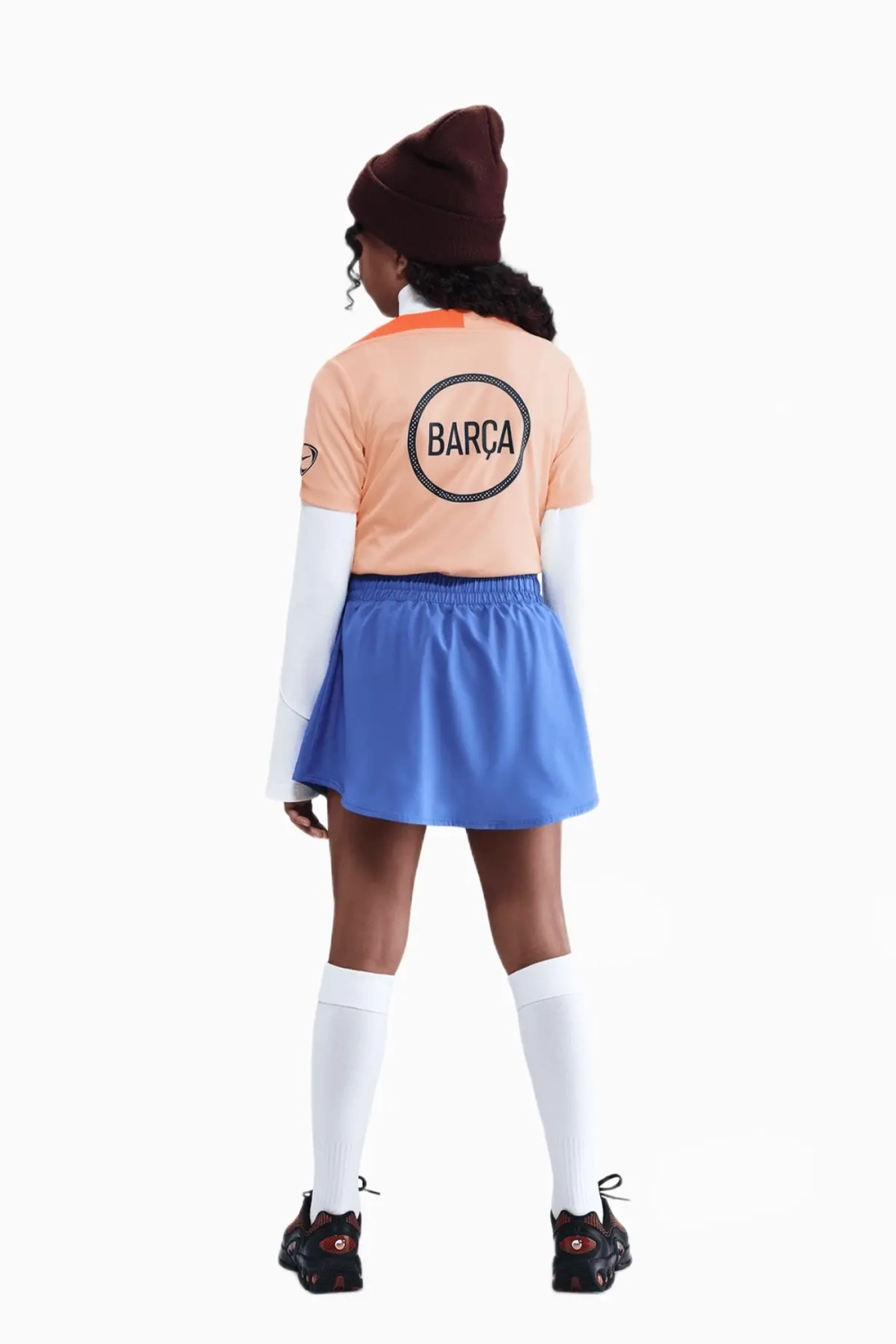 Футболка Nike FC Barcelona 25/26 Strike Junior - оранжевый