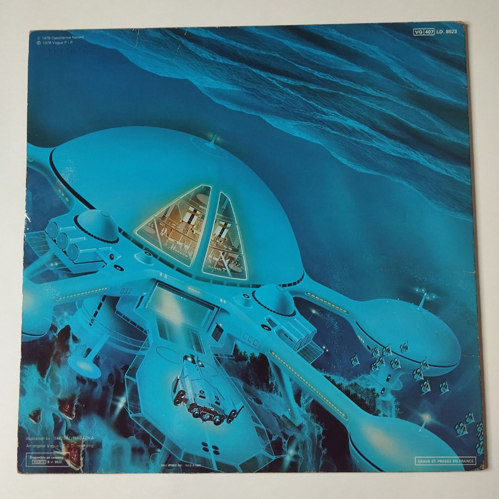 Винтажная виниловая пластинка LP Space Just Blue (France 1978) Secret Dreams